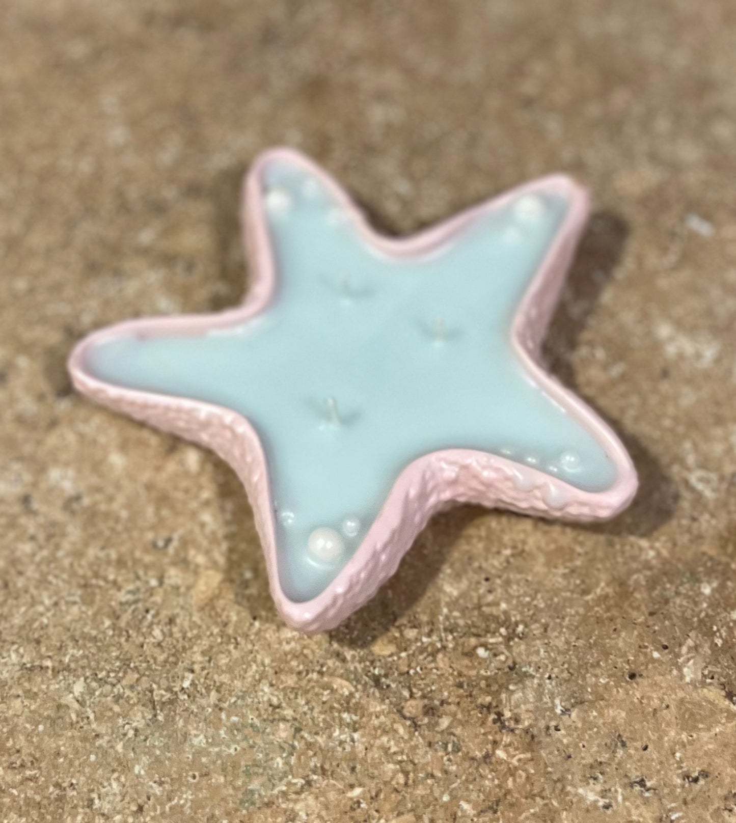 Handmade Starfish Candle