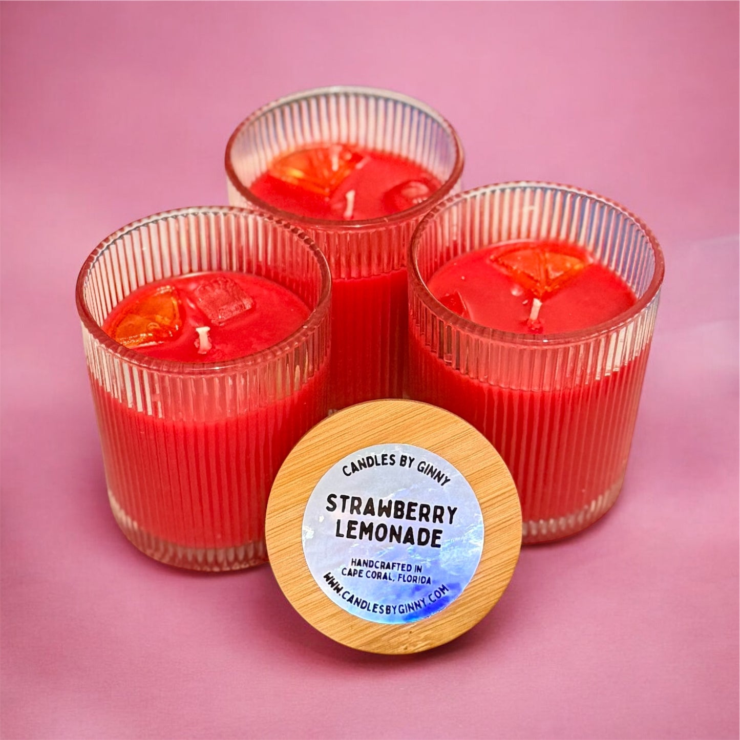 Strawberry Lemonade Candle 6oz - 2for20” on select candles for a discount