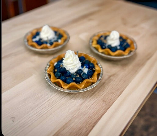 Open Crust Blueberry Pie